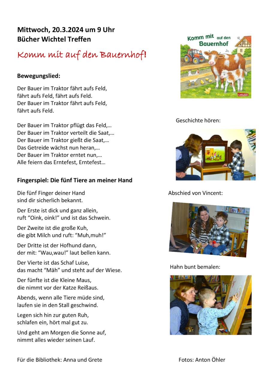 Komm mit auf den Bauernhof