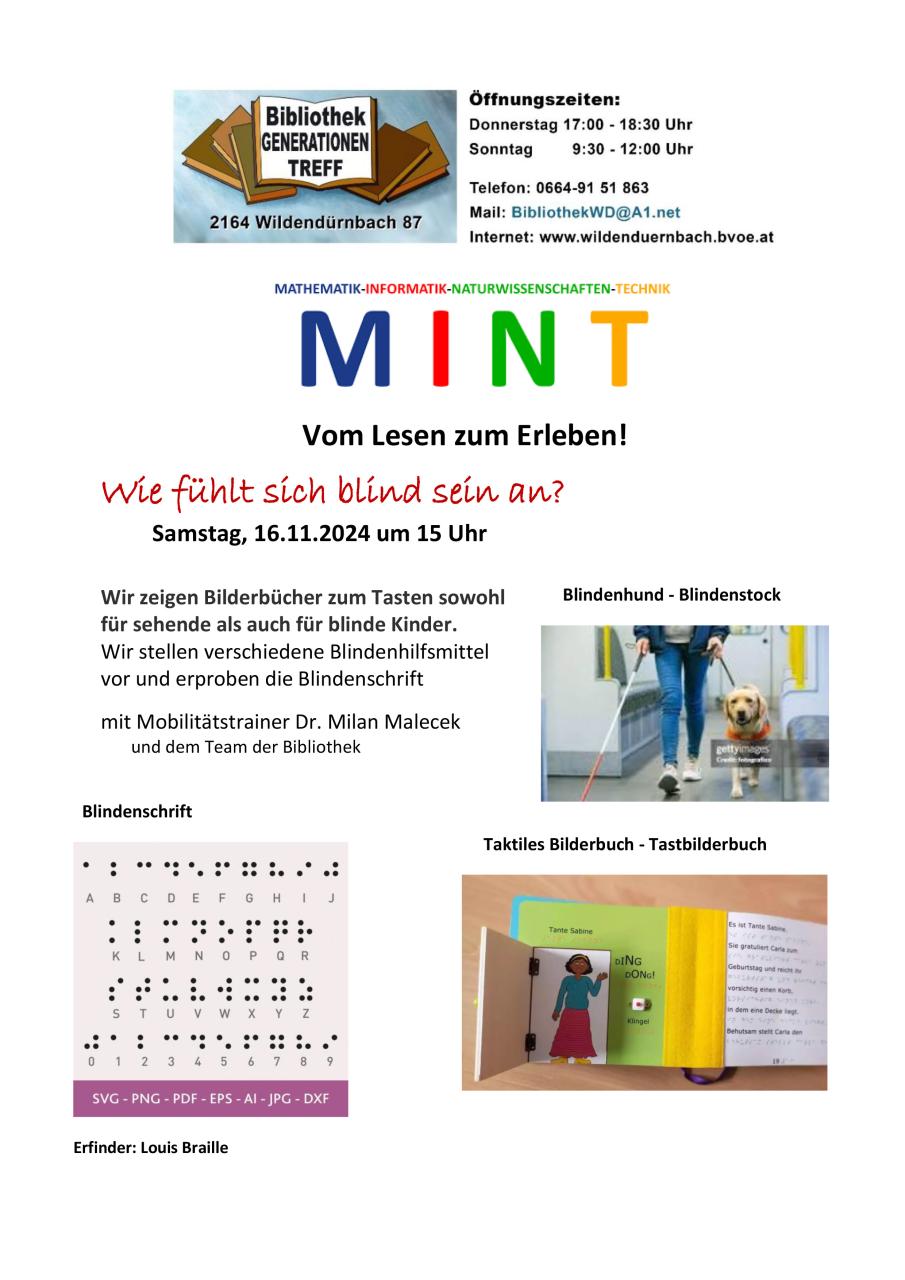 Blind Einladung