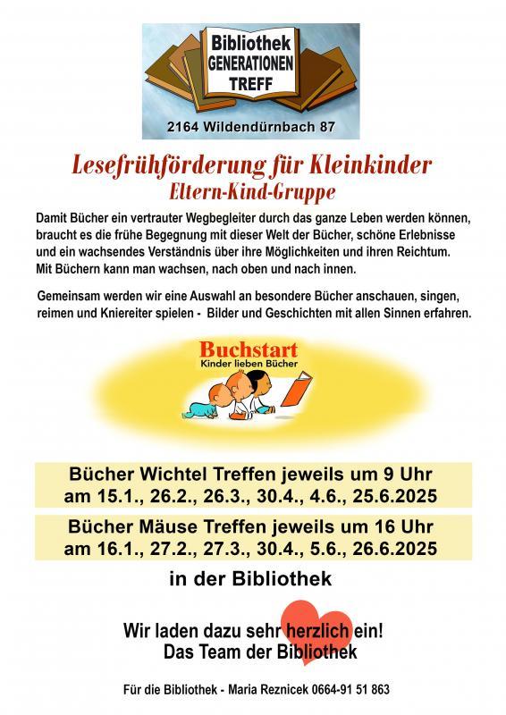 Buchstart Jänner bis Juni 2025
