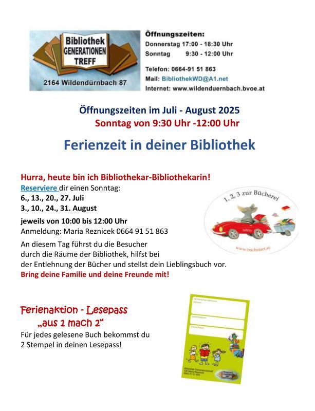 Sommerprogramm Info