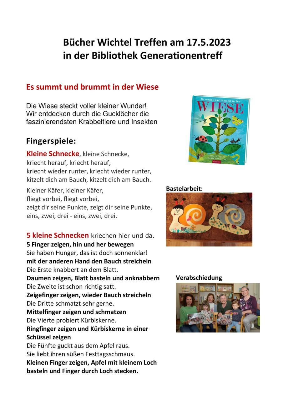Es summt und brummt auf der Wiese