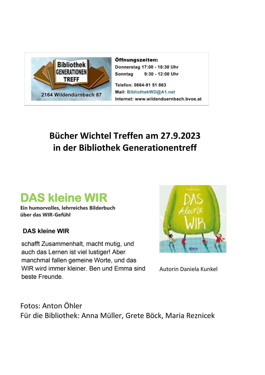 Das kleine WIR