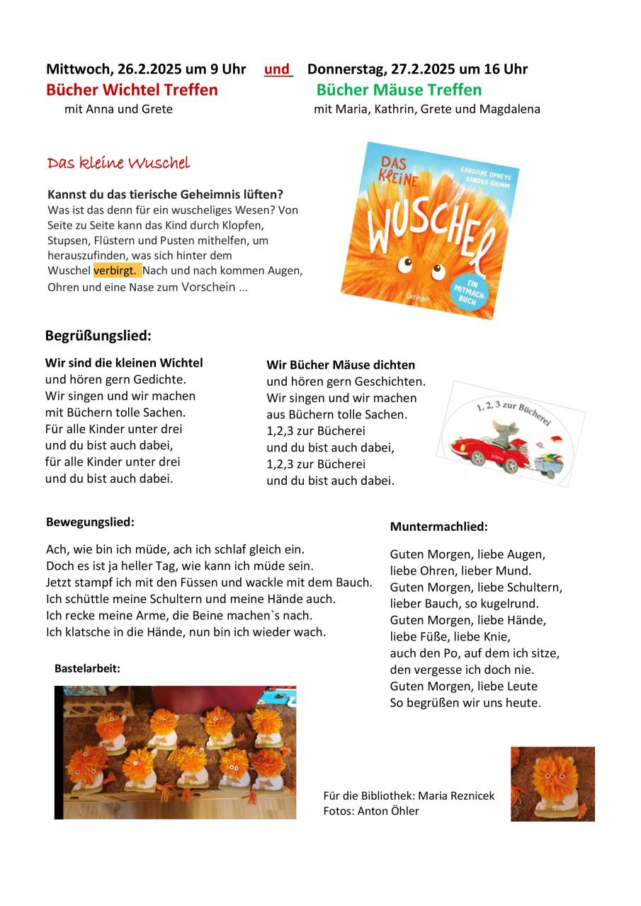 Das kleine Wuschel