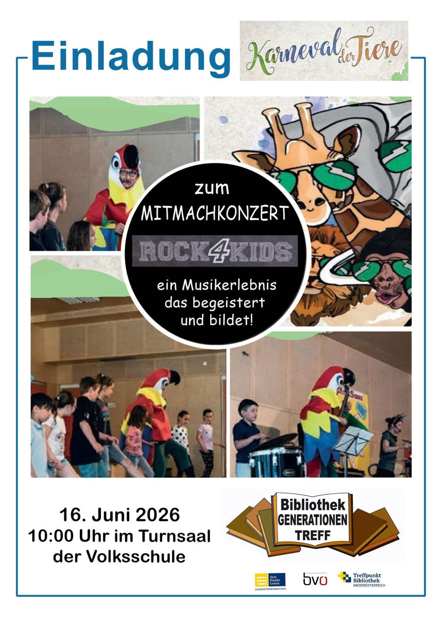 Einladung Karneval der Tiere