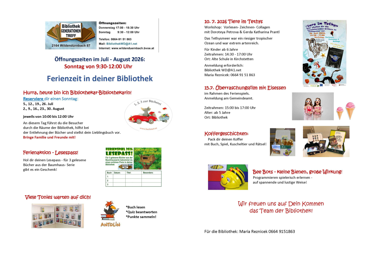 Ferienzeit in deiner Bibliothek