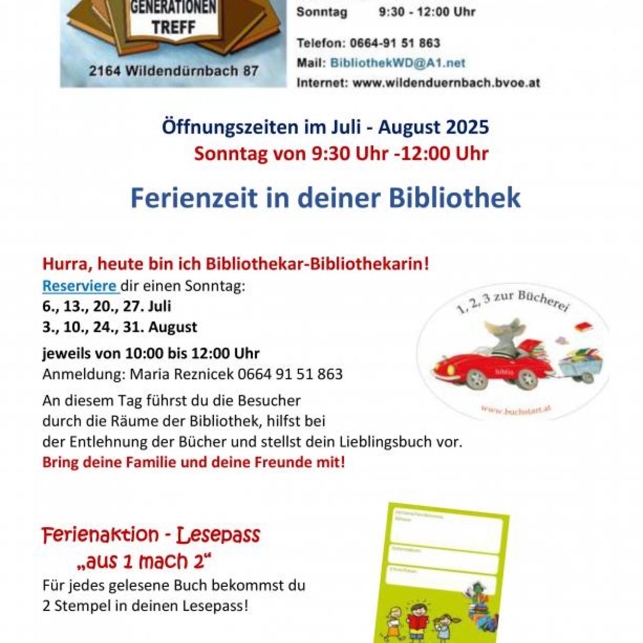 Sommerprogramm Info