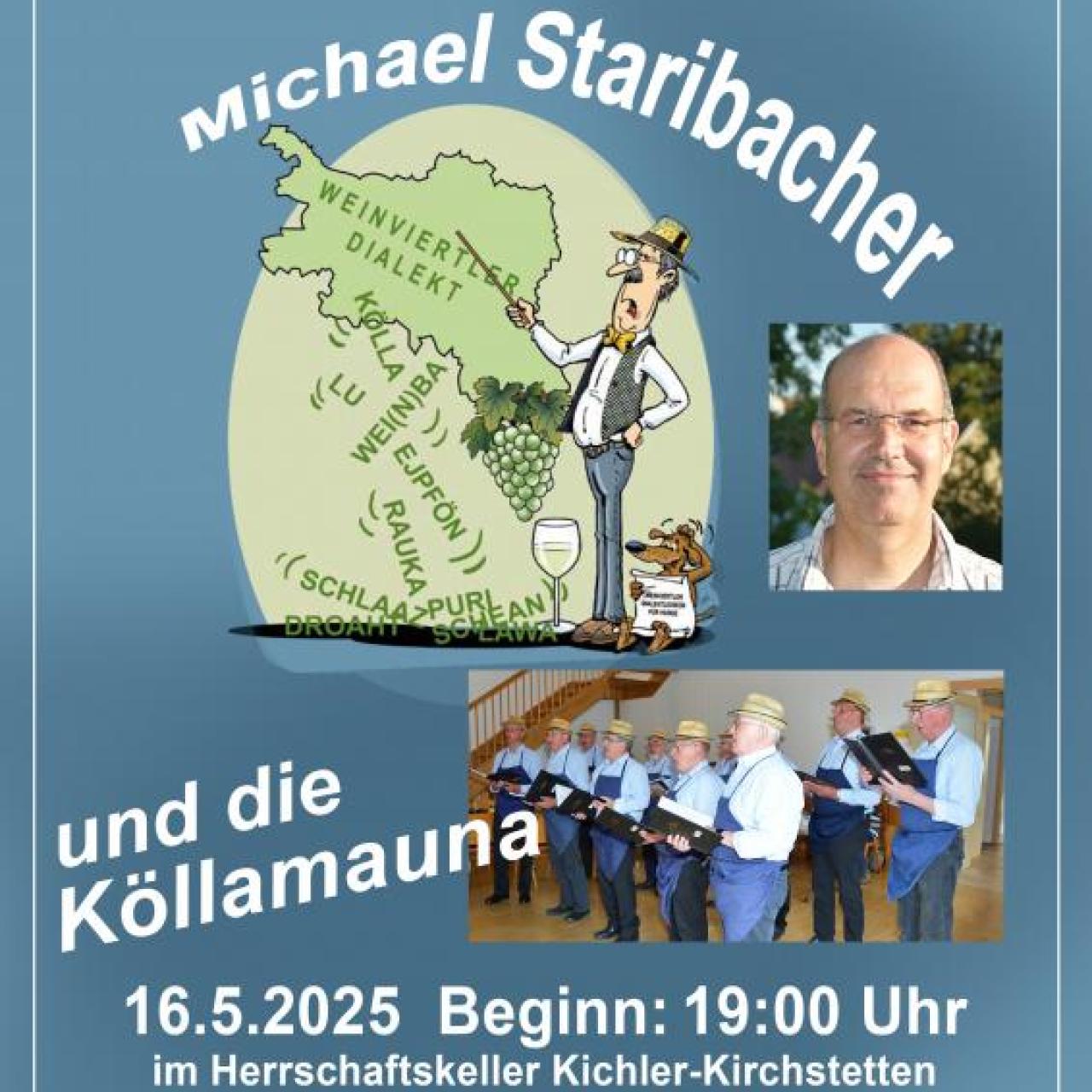 Startseite Weinviertlerisch PUR mit Wortklauber Michael Staribacher und die Köllamauna 
